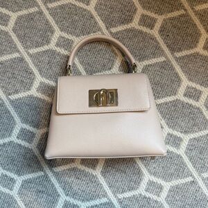 EUC Furla 1927 Mini Top Handle Bag - Blush/Nude